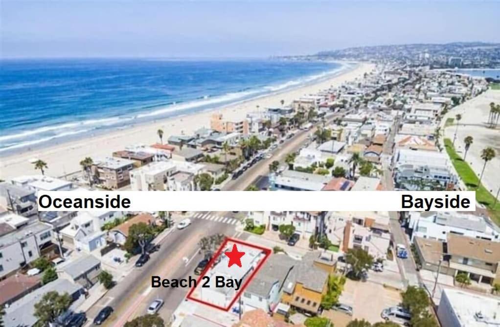 Beach-2-Bay 2Br - In The Heart Of Mission Beach San Diego Exterior photo